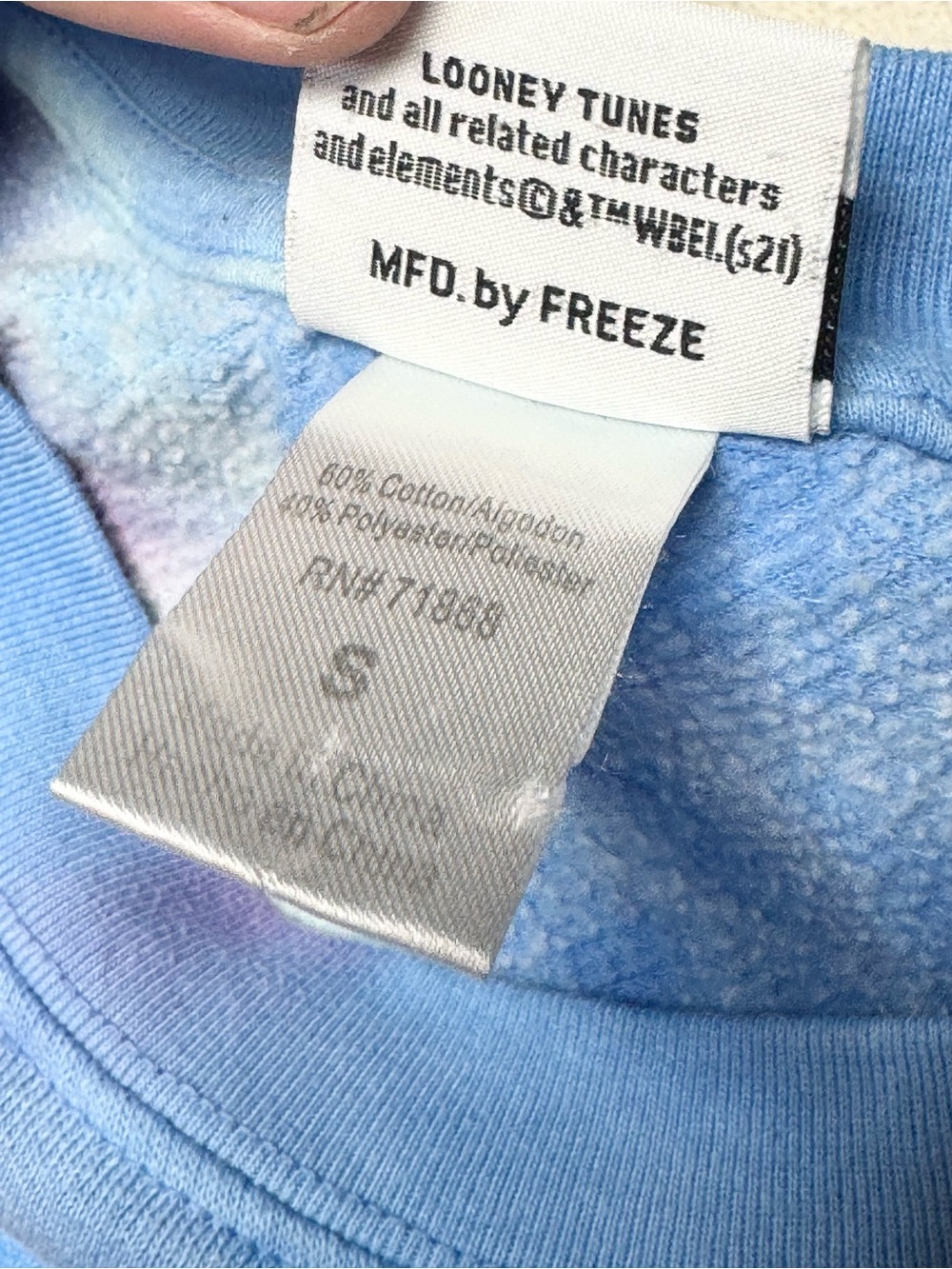 Vintage Looney Tunes Crew Neck S - Picture 5 of 6